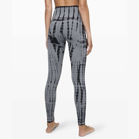 Lululemon Wunder Under High-Rise Tight 28" Shibori Magnet Grey Black Night, 6 - Picture 2 of 9